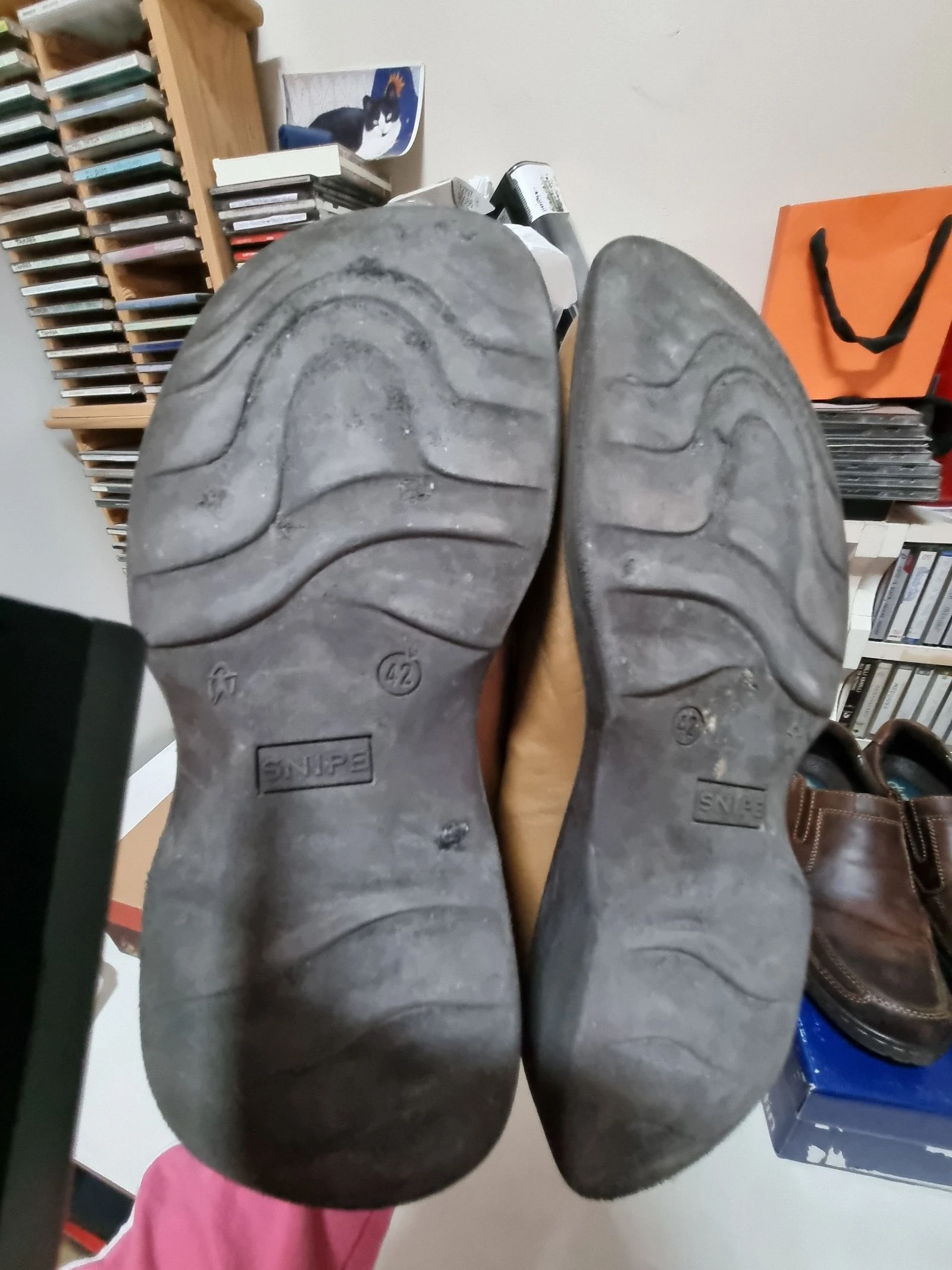 Brown Men's Snipe Shoes Size 42 – photo 6